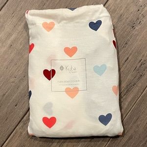 Kyte baby multi heart car seat cover.